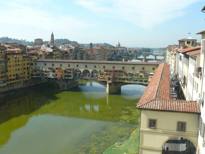Ponte Vecchio vanuit het Uffizi.
