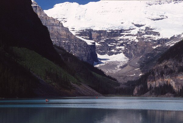 Kanos op Lake Louise