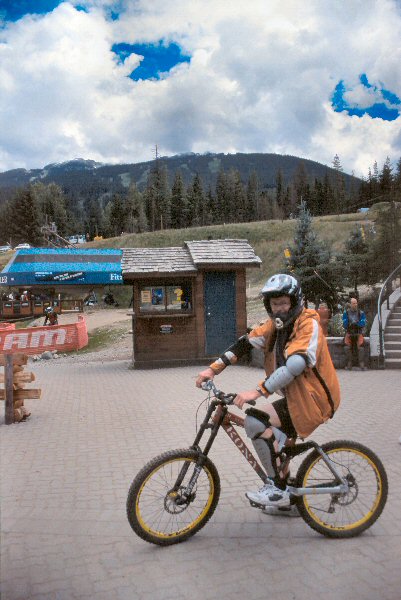 Going extreme op de mountainbike.