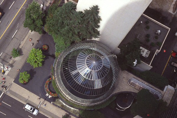 Uitzicht vanuit de lookout tower.