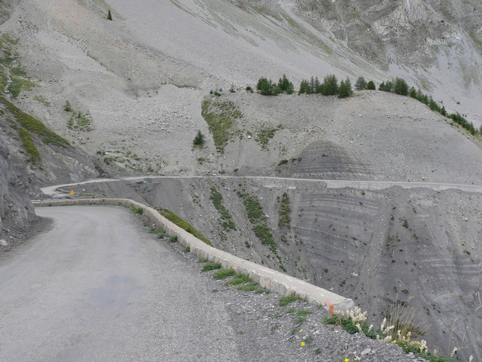 De weg naar Col des Champs.