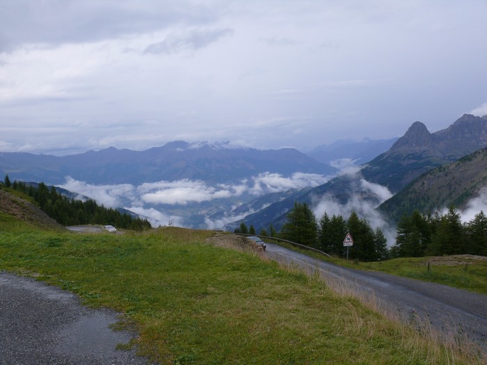 Het panorama vanaf Col d'Allos