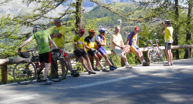 Aangekomen op Col de Valberg.