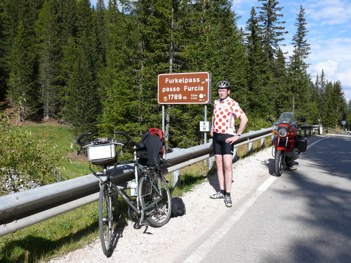 Op de Furkelpass.