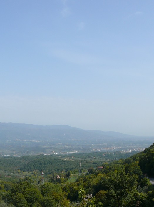 Uitzicht vanaf Poggia alla Croce.